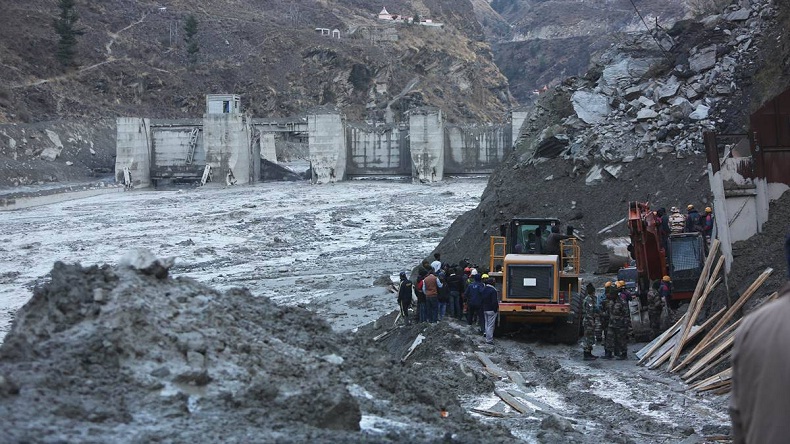 Uttrakhand Glacier Brust