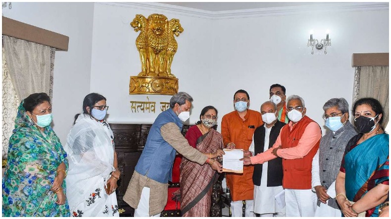 Uttrakhand CM Pushkar Dhami Oath