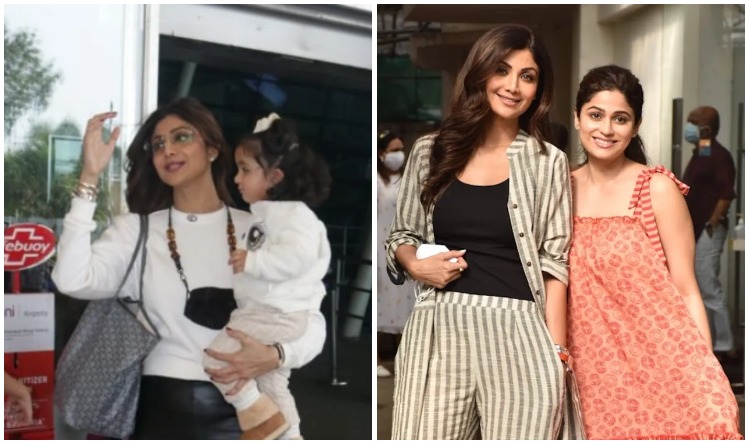 Shilpa Shetty Appeals for Sister: शिल्पा शेट्टी ने एयरपोर्ट पर खड़े होकर बहन शमिता शेट्टी के लिए की वोट की अपील