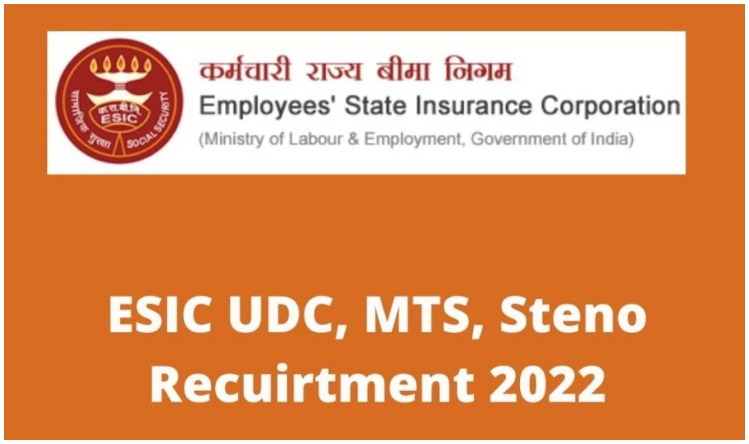 ESIC Recruitment 2022: कर्मचारी राज्य बीमा निगम में कई पदों पर निकली भर्तियां, जाने आवेदन प्रक्रिया