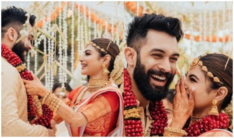 Mouni Roy Suraj Nambiar Grand Wedding: मौनी रॉय की दो रीति रिवाजों से हुई शादी, दुल्हन की चुनरी रही सबसे ख़ास।