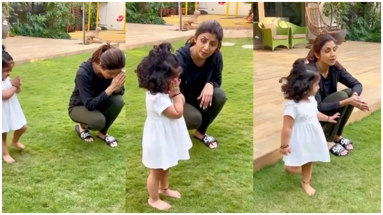 Shilpa Shetty daughter samisha: शिल्पा की नन्ही परी ने जीता फैंस का दिल, मात्र 2 साल की उम्र में सुनाया गायत्री मंत्र