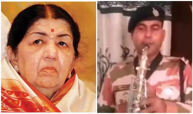 Tribure to Lata Mangeshkar: स्वर कोकिला लता मंगेशकर को ITBP कांस्टेबल ने कुछ यूं अंदाज में दिया श्रद्धांजलि