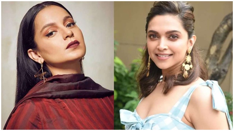 Kangana Ranaut On Deepika Padukone : पत्रकार ने पूछा दीपिका पर सवाल तो कंगना ने मचाया बवाल