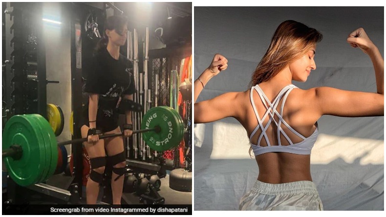 Disha Patani Tough Workout : वर्कआउट करते हुए अभिनेत्री दिशा पाटनी ने उठाया 80 किलोग्राम वजन, टाइगर बोले वंडर वुमेन