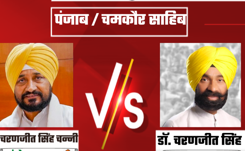 Punjab Elections 2022 : पंजाब  से कांग्रेस मुख्यमंत्री चन्नी अपनी दोनों सीटों से पिछड़े चमकौर साहिब और भदौरी से दोनों में पिछड़े दिख रहे हैं