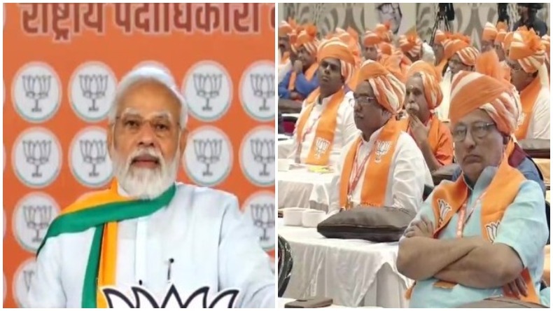 बीजेपी राष्ट्रीय कार्यकारिणी बैठक: पीएम मोदी बोले- ‘परिवारवाद के कीचड़ में भाजपा ने खिलाया कमल’