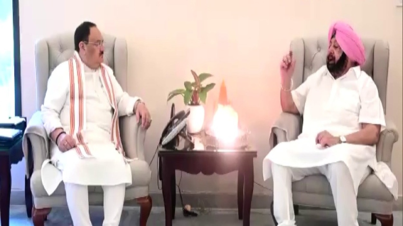 JP Nadda-Amarinder Singh