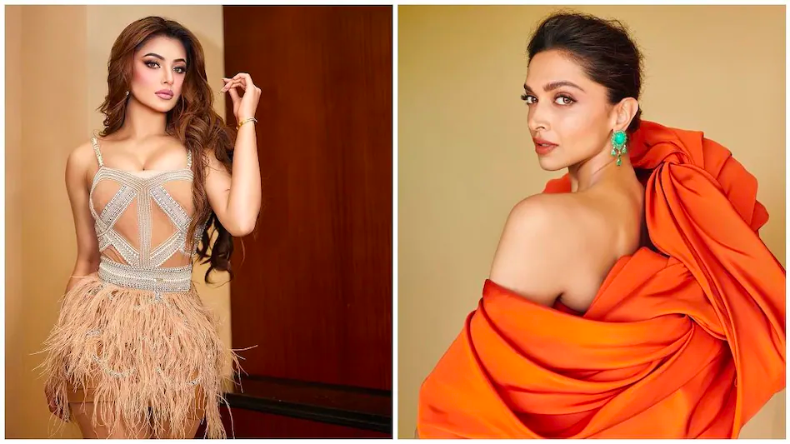 प्लेन में Urvashi Rautela ने Deepika Padukone को किया किस, फोटो वायरल