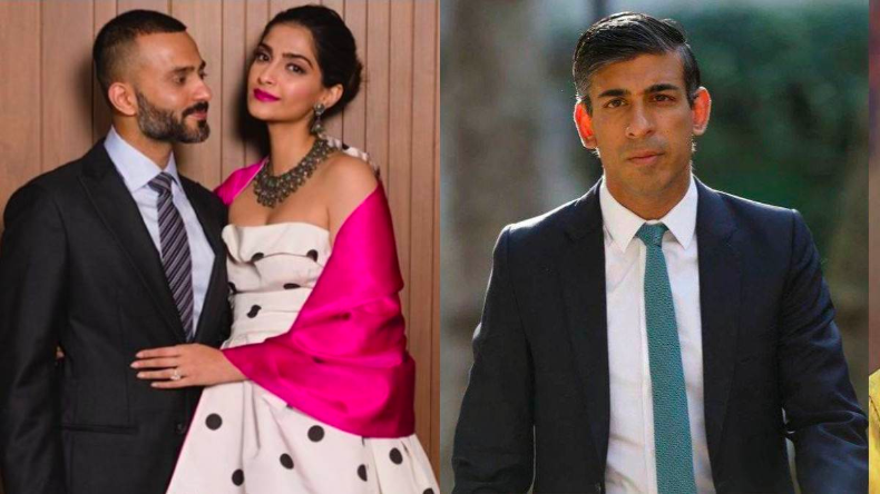 Sonam Kapoor और Anand Ahuja संग पोज़ देते नज़र आए Rishi Sunak! तस्वीर वायरल