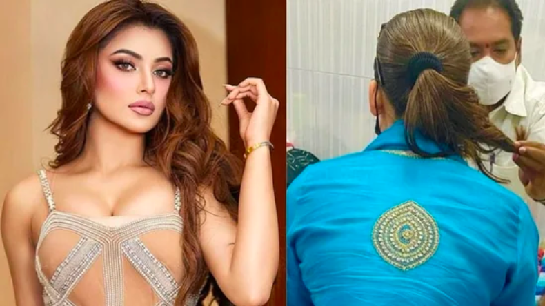 Iran Hijab Protest : Urvashi Rautela का ईरानी महिलाओं को समर्थन, कटवाए बाल