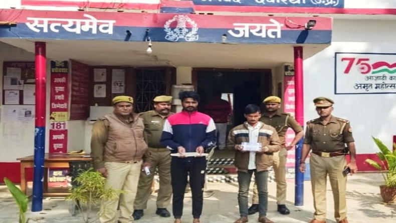 देवरिया: पुलिस पर गोलियां चला कर भागे दो गौ तस्कर गिरफ्तार, 8 गोवंश और तमंचा बरामद