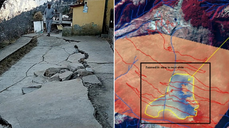क्या जुगाड़ से टलेगा जोशीमठ का खतरा? अब मिट्टी से भरी जा रही हैं दरारें