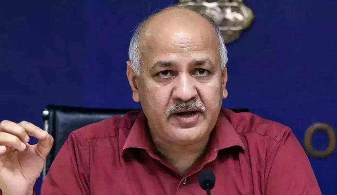 CBI मुख्यालय के पास धारा- 144 लागू, राजघाट पहुंचे मनीष सिसोदिया