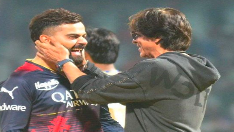 IPL में झूमा ‘पठान’, KKR की जीत के बाद विराट कोहली संग वायरल हुई Shahrukh की ये तस्वीरें