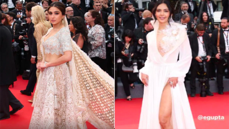 Cannes Film Festival 2023: कान्स में वेस्टर्न लुक छोड़ लहंगे में पहुंची सारा अली खान, लोगों ने कही ये बात