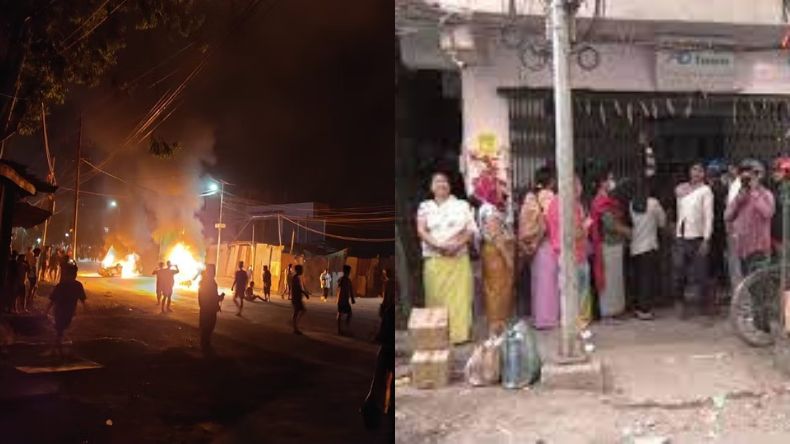 Manipur Violence: इंफाल में मिली कर्फ्यू में ढील,जरूरी सामान खरीदने के अपने घरों से बाहर निकले लोग