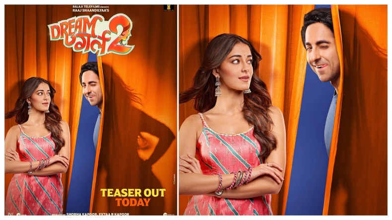 Dream Girl 2 Teaser Out : ड्रीम गर्ल 2 का टीजर हुआ रिलीज, लाल साड़ी में कहर ढाती दिखी पूजा