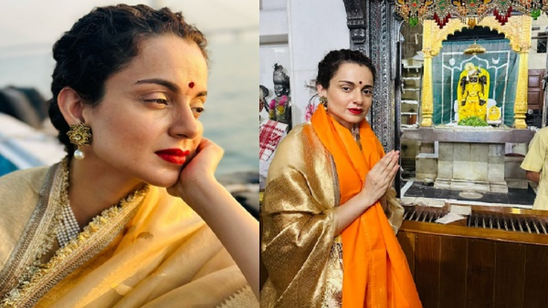 Kangana Ranaut: फ्लॉप फिल्मों से परेशान कंगना रनौत! मन हुआ व्याकुल तो द्वारिकाधीश दर्शन करने पहुंची