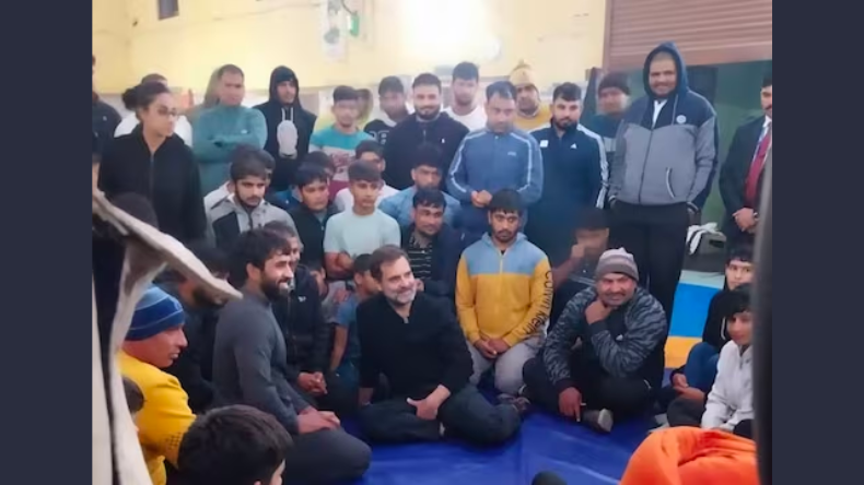 Rahul Gandhi Wrestlers Meeting: WFI विवाद के बीच राहुल गांधी ने बजरंग पूनिया समेत अन्य पहलवानों से की मुलाकात