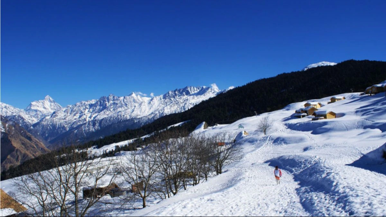 Snowfall In Auli: सैलानियों के लिए बड़ी खुशखबरी! औली में बर्फबारी के बाद दिखा खुशनुमा माहौल