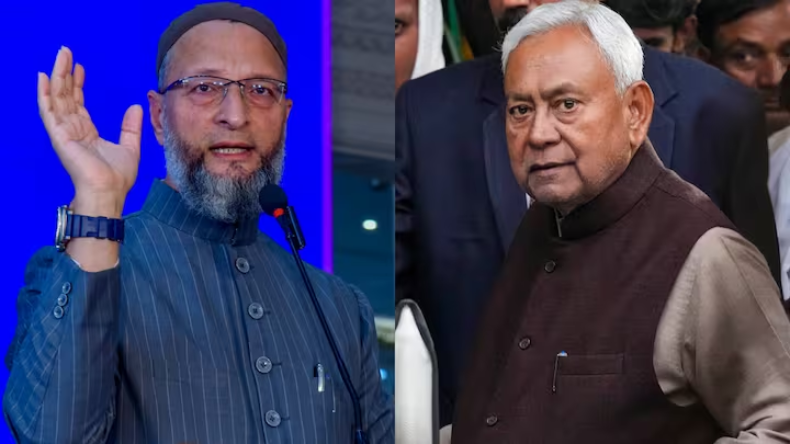 Asaduddin Owaisi: ओवैसी ने सीएम नीतीश की तुलना गिरगिट से की, कहा- पलटा- पलटी करते रहते हैं