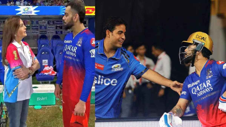 IPL 2024: आकाश अंबानी और नीता अंबानी से विराट कोहली की हुई बात, फोटो वायरल