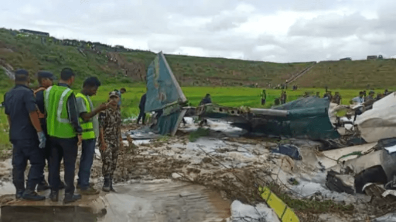 Plane crash in Kathmandu