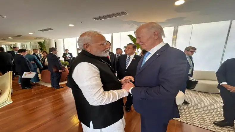 G20 Summit में पीएम मोदी से मिले जो बाइडेन