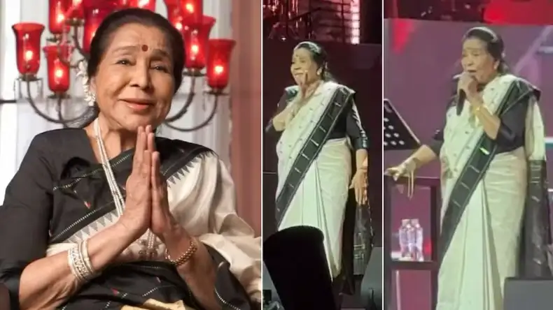 Singer Asha Bhosle was seen dancing on the song Tauba-Tauba, video goes viral